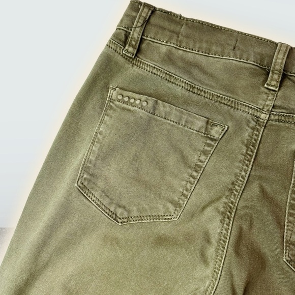 BlankNYC ‘The Great Jones’ Olive Green High-Rise Skinny Jeans Size 26 - Picture 14 of 16